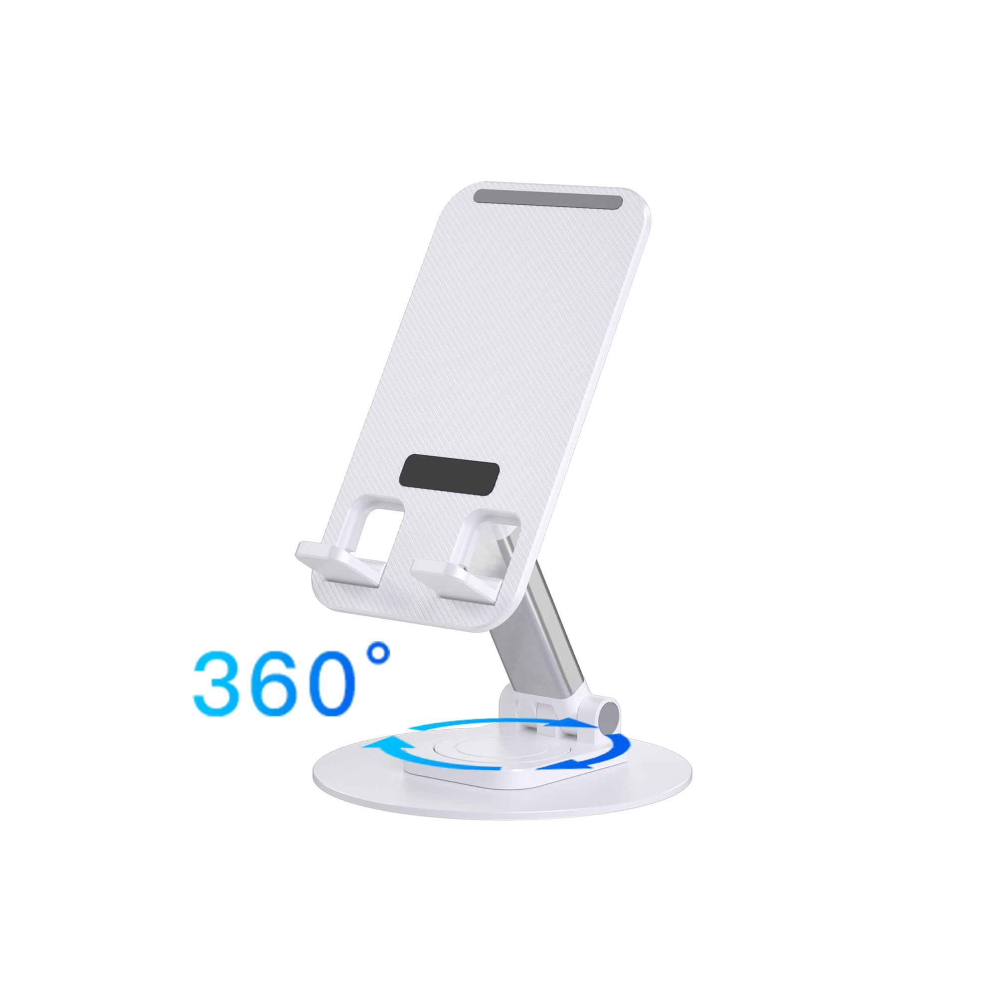 Giá đỡ Wiwu Desktop Rotation Stand ZM109 cho điện thoại có thể gấp gọn, điều chỉnh độ cao tùy ý, xoay 360 độ - Hàng chính hãng