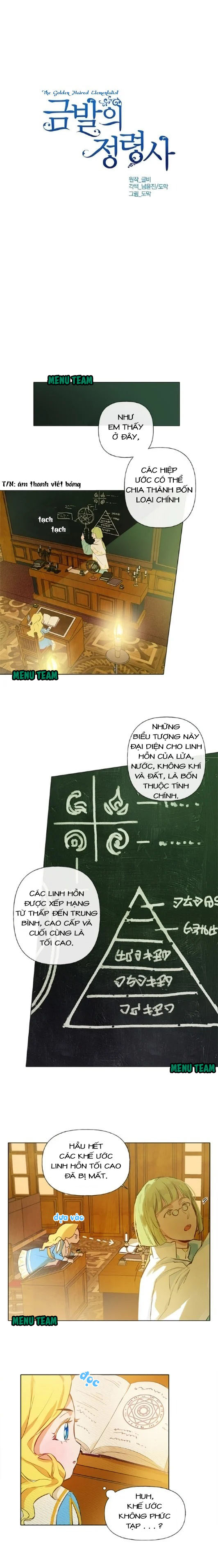 nhà nguyên tố tóc vàng chapter 4 1
