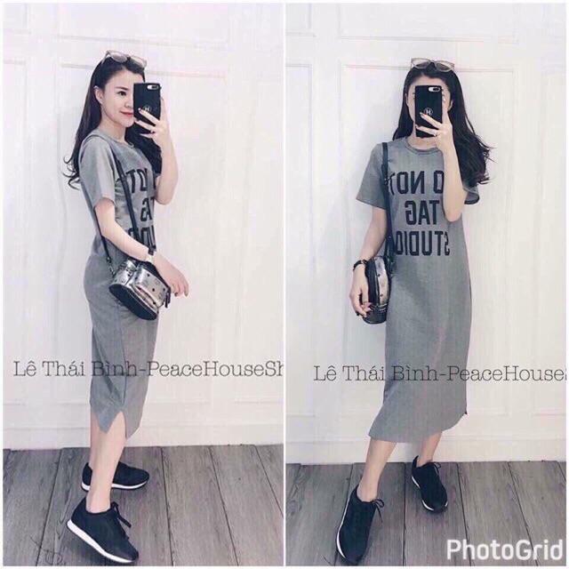 Váy Maxi Thể Thao Dáng Suông DO NOT TAG STUDIO - Chất Thun Cotton