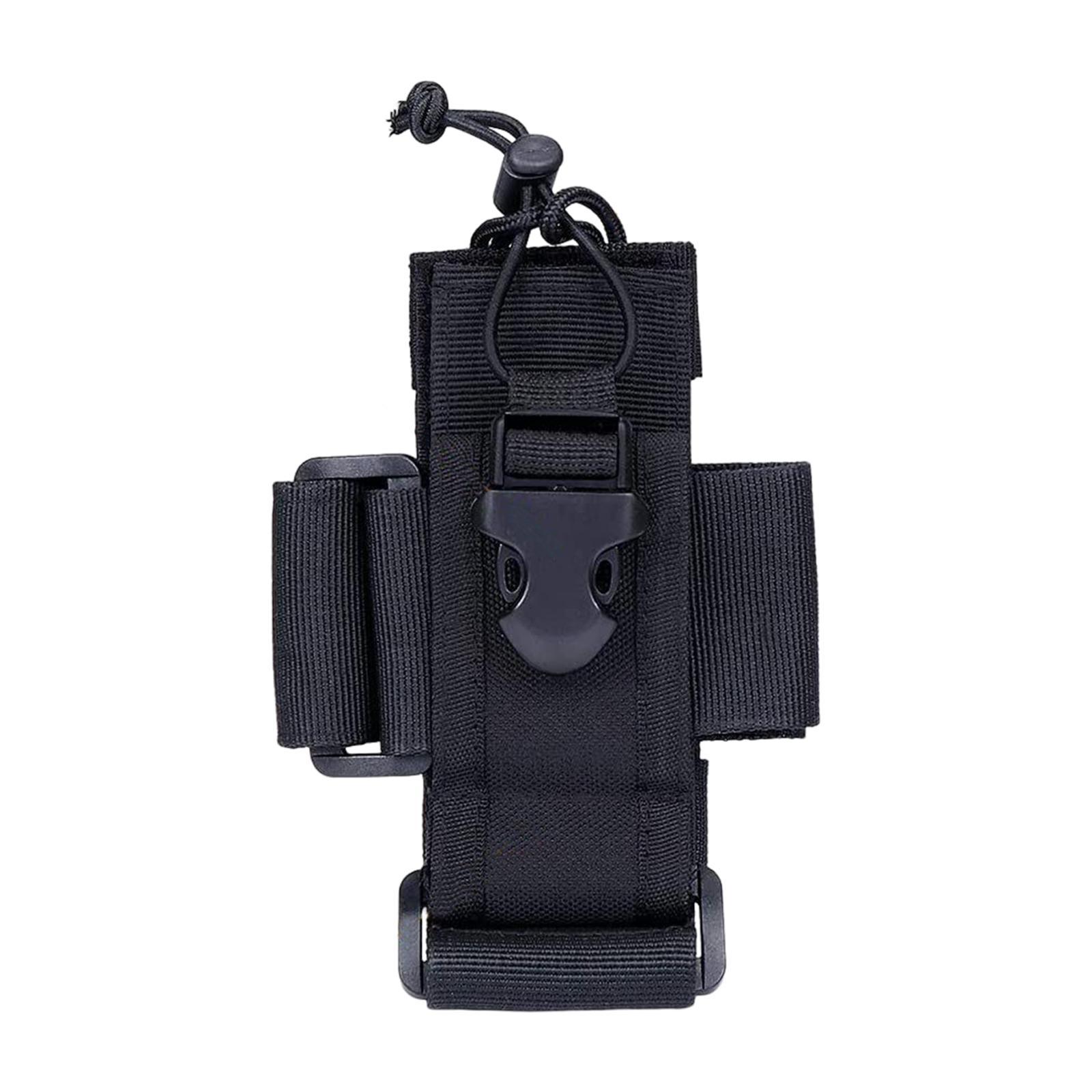 Bag Organizer Bag Holder Belt for Camping Outdoor Men black