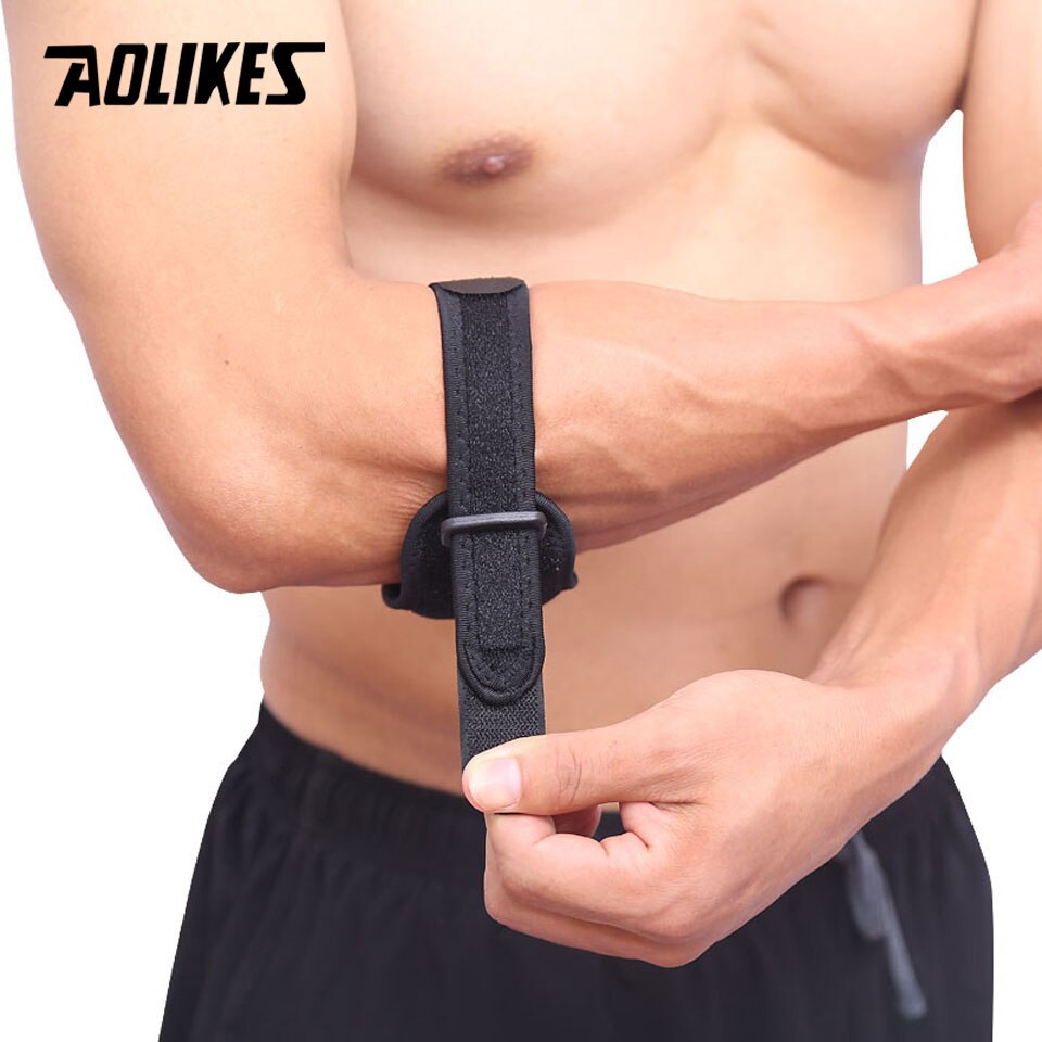 Đai bó cơ khuỷu tay Tennis AOLIKES A-7949 hỗ trợ bắp cơ sport pressure Elbow