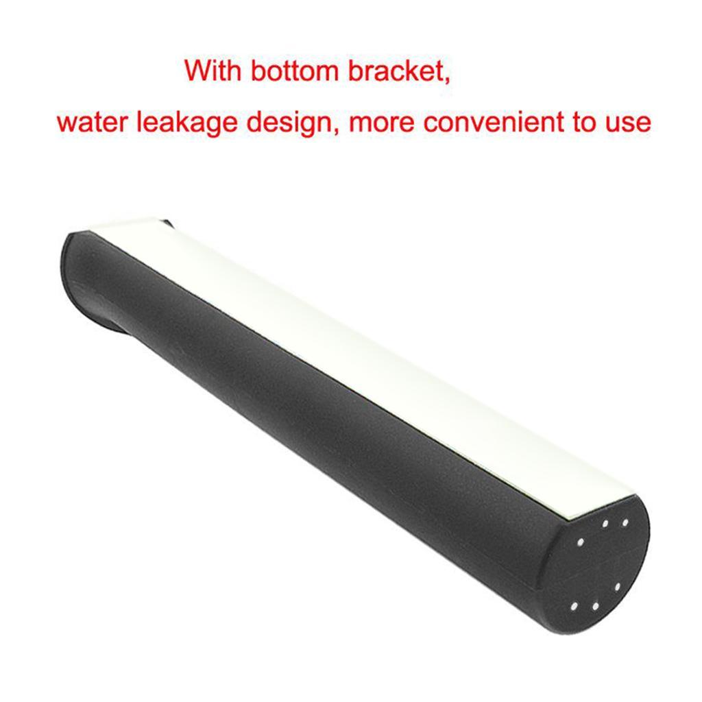 2x Plastic Fishing Rod Holder Boat 1 Pole Tube Rack Stand Bracket Black