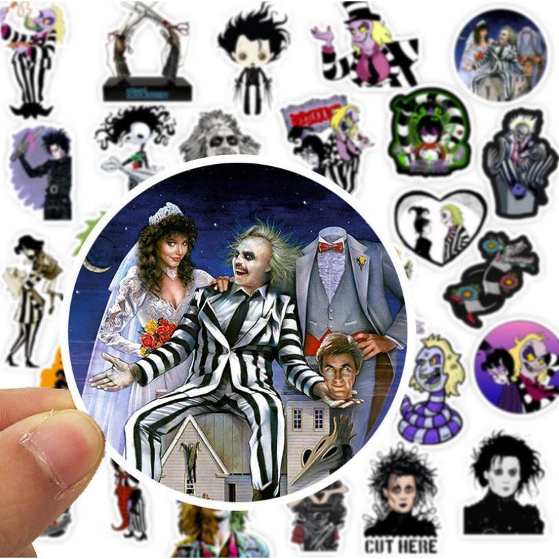 Sticker dán cao cấp Tim Burton Cực COOL ms#66