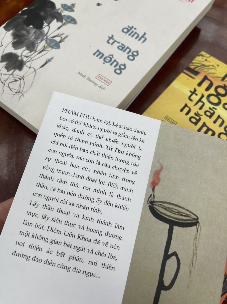 Hình ảnh [combo sách DIÊM LIÊN KHOA] – [TỨ THƯ - ĐINH TRANG MỘNG - NÀNG KIM LIÊN Ở TRẤN TÂY MÔN - NGÀY THÁNG NĂM] – Châu Hải Đường và Minh Thương dịch – Tao Đàn -