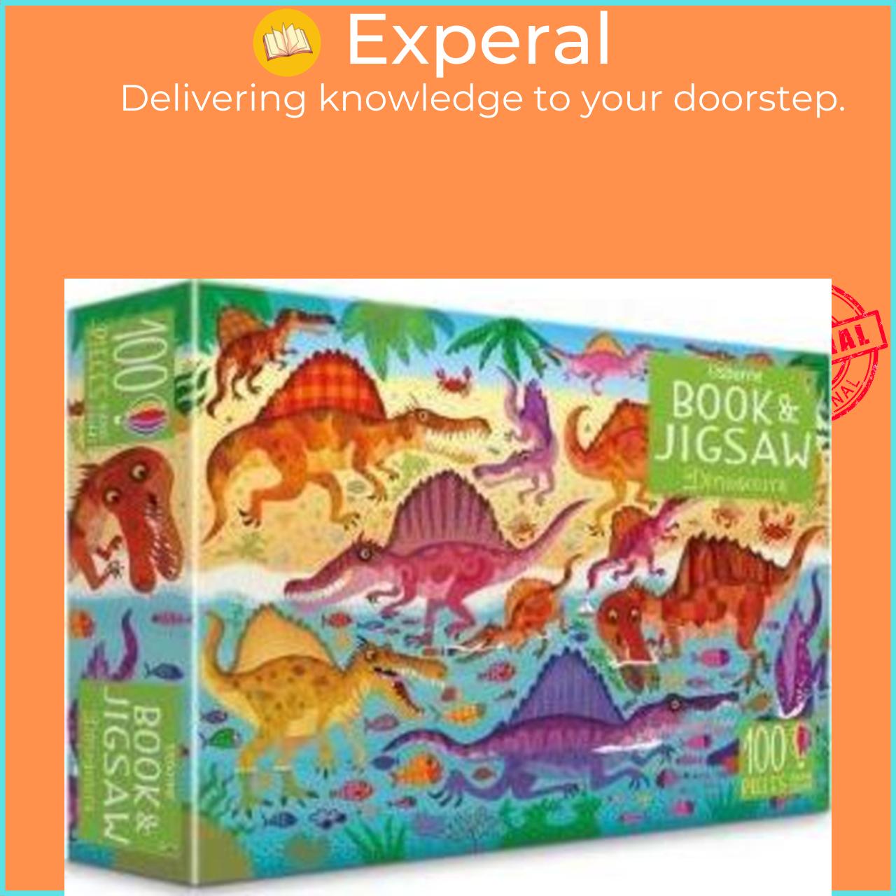 Sách - Usborne Book and Jigsaw - Dinosaurs by Sam Smith Gareth Lucas