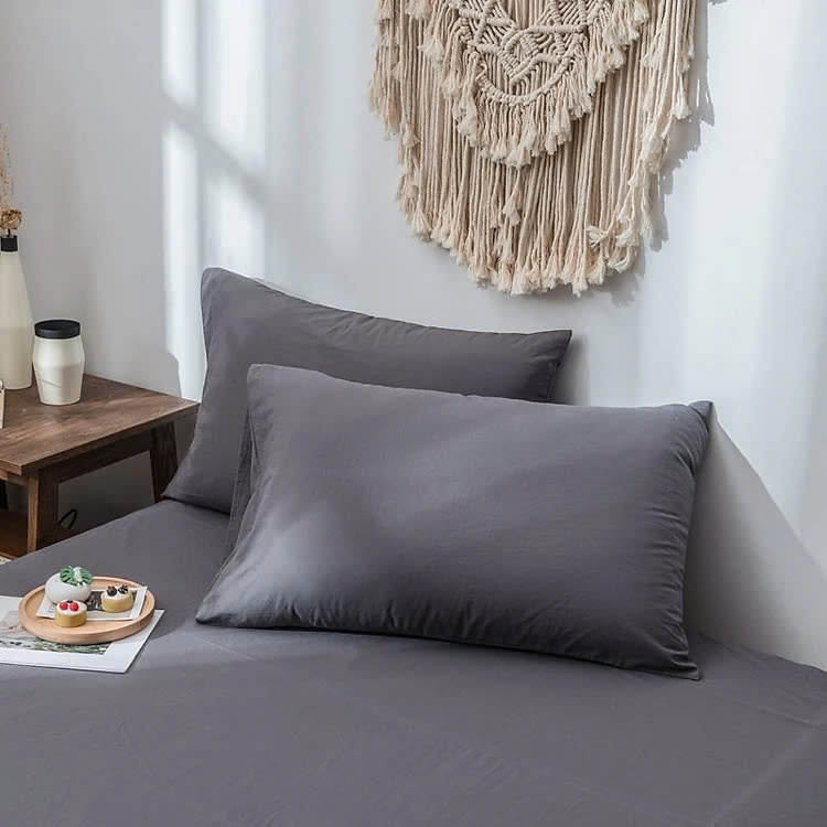 Vỏ gối nằm cotton tici kích thước tiêu chuẩn (2 chiếc) Cặp Vỏ Gối Cao Cấp 50x70cm Mềm Mịn Mát Lạnh 1 Cặp Vỏ, Áo Gối Nằm Đường May Chắc Chắn Vải Đẹp