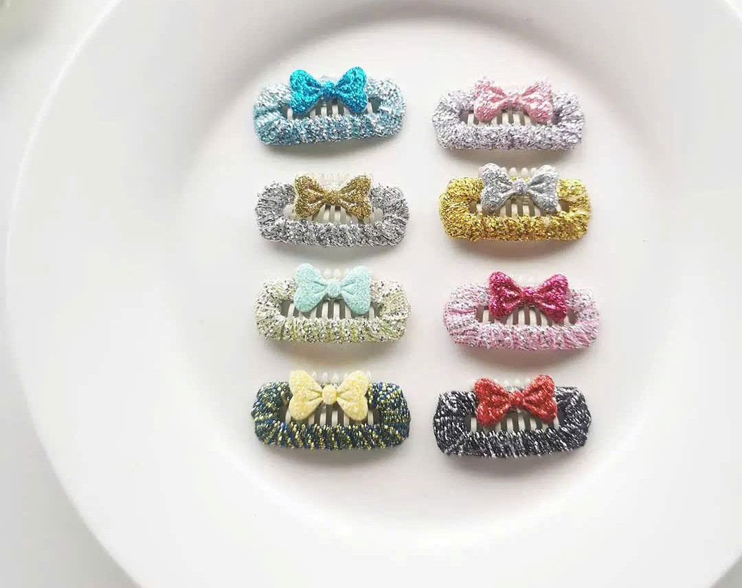 NƠ KẸP TÓC SANG TRỌNG NHIỀU MÀU DỄ THƯƠNG MÃ 21 XINH XẮN CHO THÚ CƯNG CHÓ MÈO