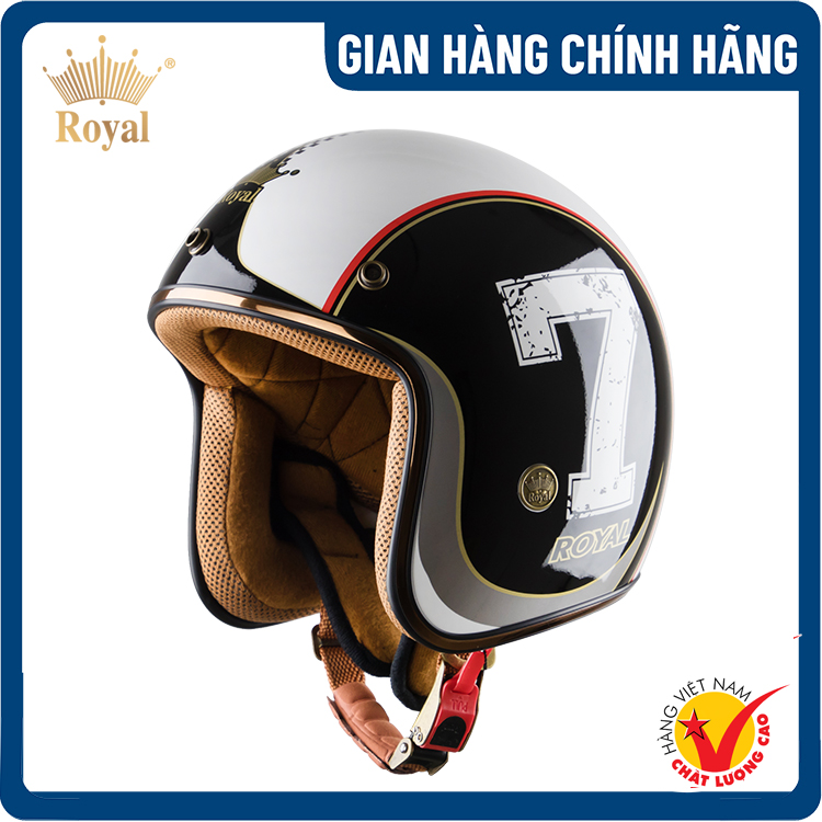 Hình ảnh Nón bảo hiểm 3/4 Royal M20C - Design - Lót nón tháo rời - Hàng chính hãng - Bảo hành 12 tháng