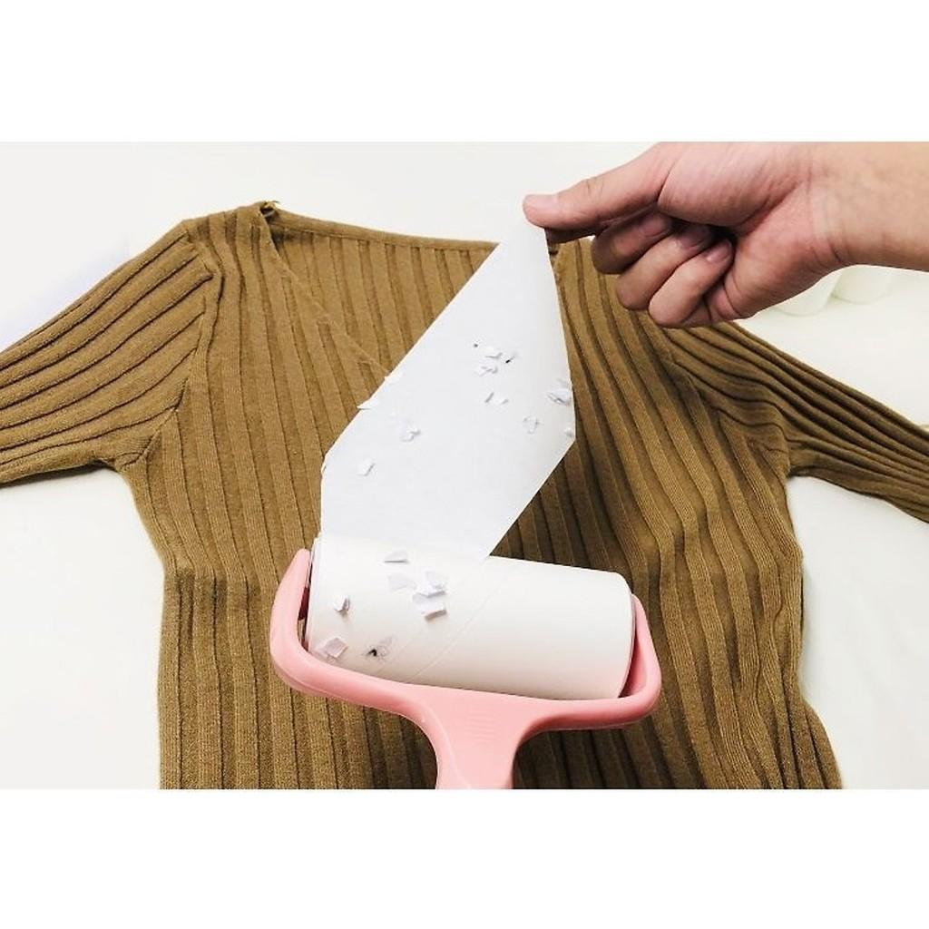 Giảm giá sốc: Combo Cây Lăn Bụi Quần Áo, Lông Chó Mèo Tặng Kèm 2 Lõi