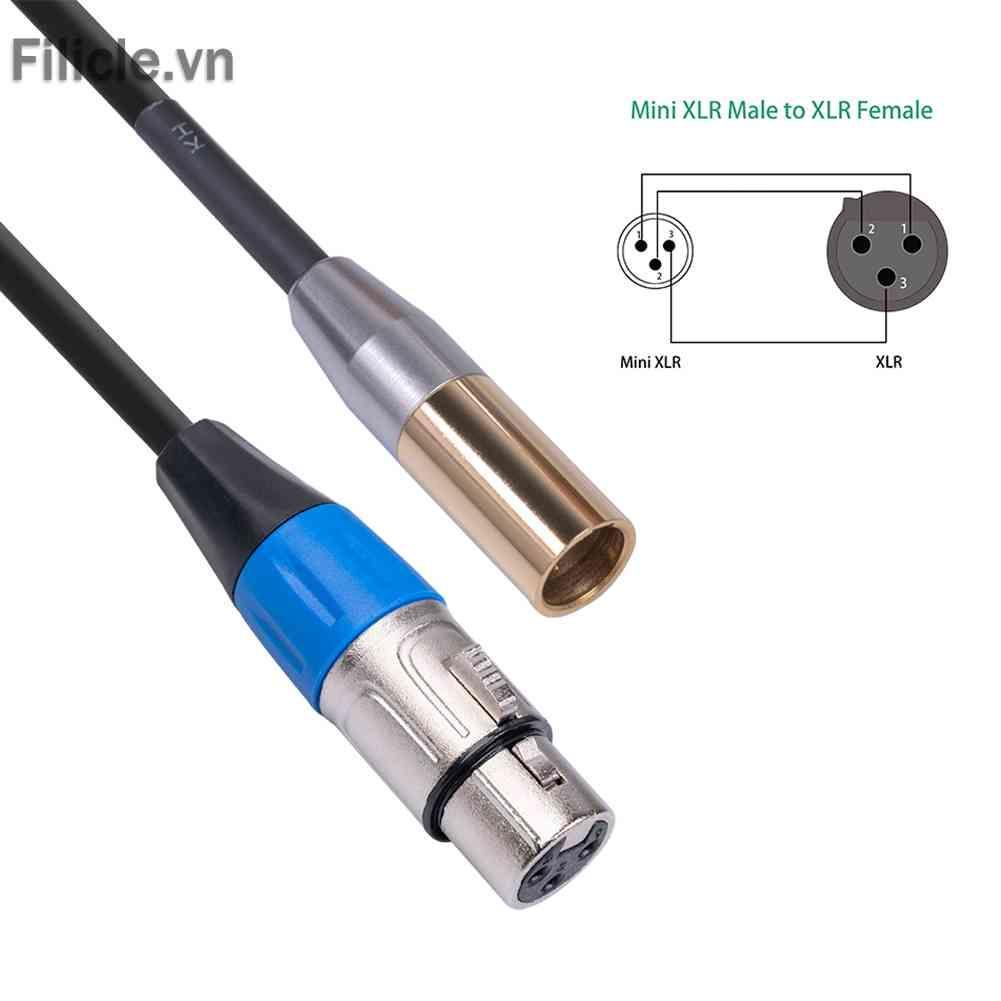 Cáp Chuyển Đổi XK101K18 Mini XLR Đực Sang XLR Cái Cho Máy Ảnh