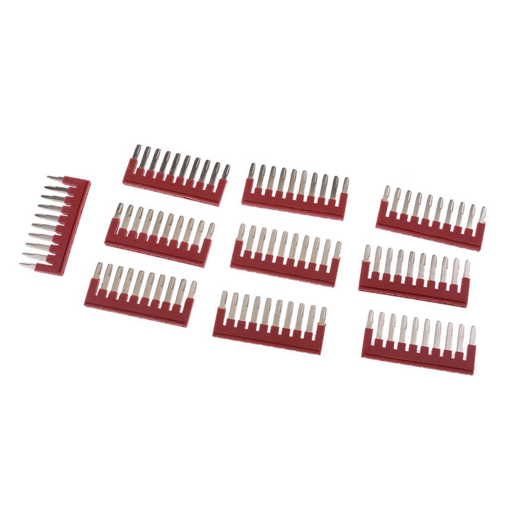 DIN Rail Terminal Block Ground Pack of 10 for DK2.5N Block
