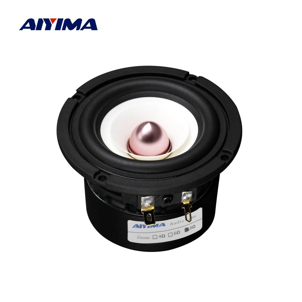 Aiyima 1 Cái 3 Inch Toàn Dải Âm Thanh HIFI Đơn Vị Loa 4 8 Ohm 30W Tự Làm Đa Phương Tiện Bộ Khuếch Đại Âm Thanh loa Bluetooth Di Động Color: 3 Inch 8 Ohm Speaker Woofer Size/Full-Range Size: 3"