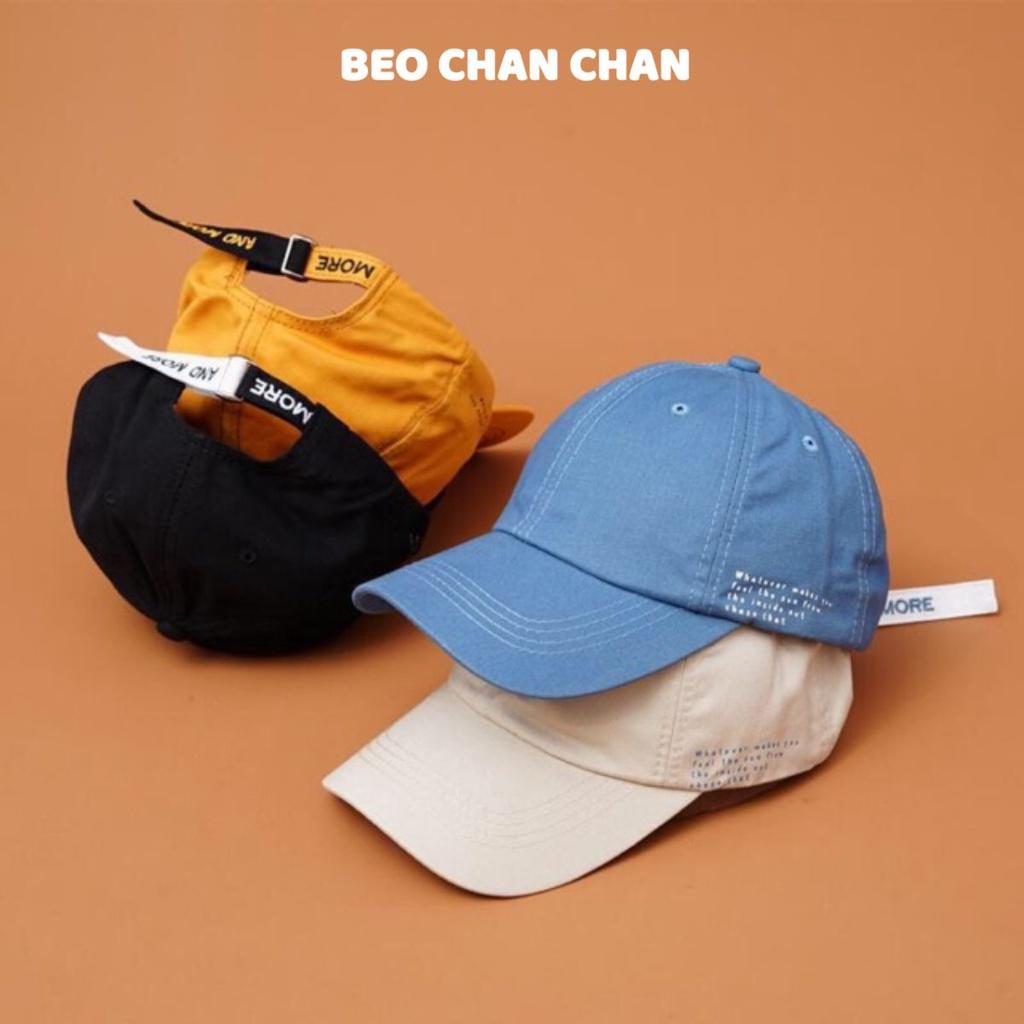 Mũ lưỡi trai nam nữ đẹp thêu chữ ,phớt Nón kết phong cách Ulzzang form unisex MORE