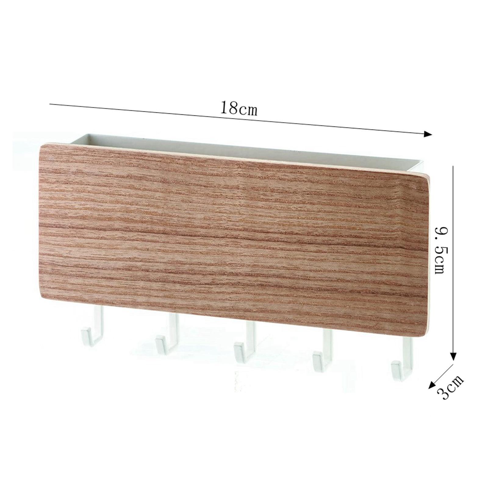 2Pcs Key Holder Letter Storage Door Rack Organizer Wall Hanger Hook