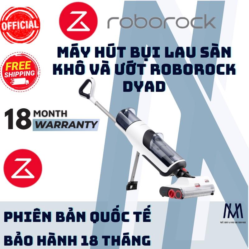 Máy hút bụi lau sàn khô và ướt Roborock Dyad - Động cơ kép 2 con lăn DyadPower công suất 13.000Pa, Tự giặt chổi-HÀNG NHẬP KHẨU