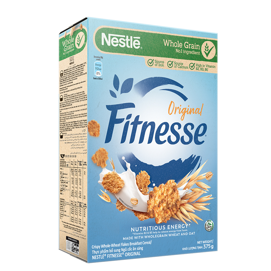 Ngũ Cốc Ăn Sáng Nestlé Fitnesse Original (Hộp 375g)