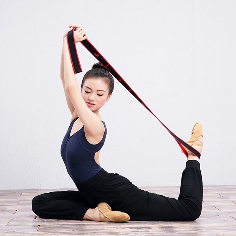 Dây tập xoạc dọc yoga cotton dài 3M đa năng treo cửa giúp cơ thể dẻo dai, linh hoạt , chịu lực tốt