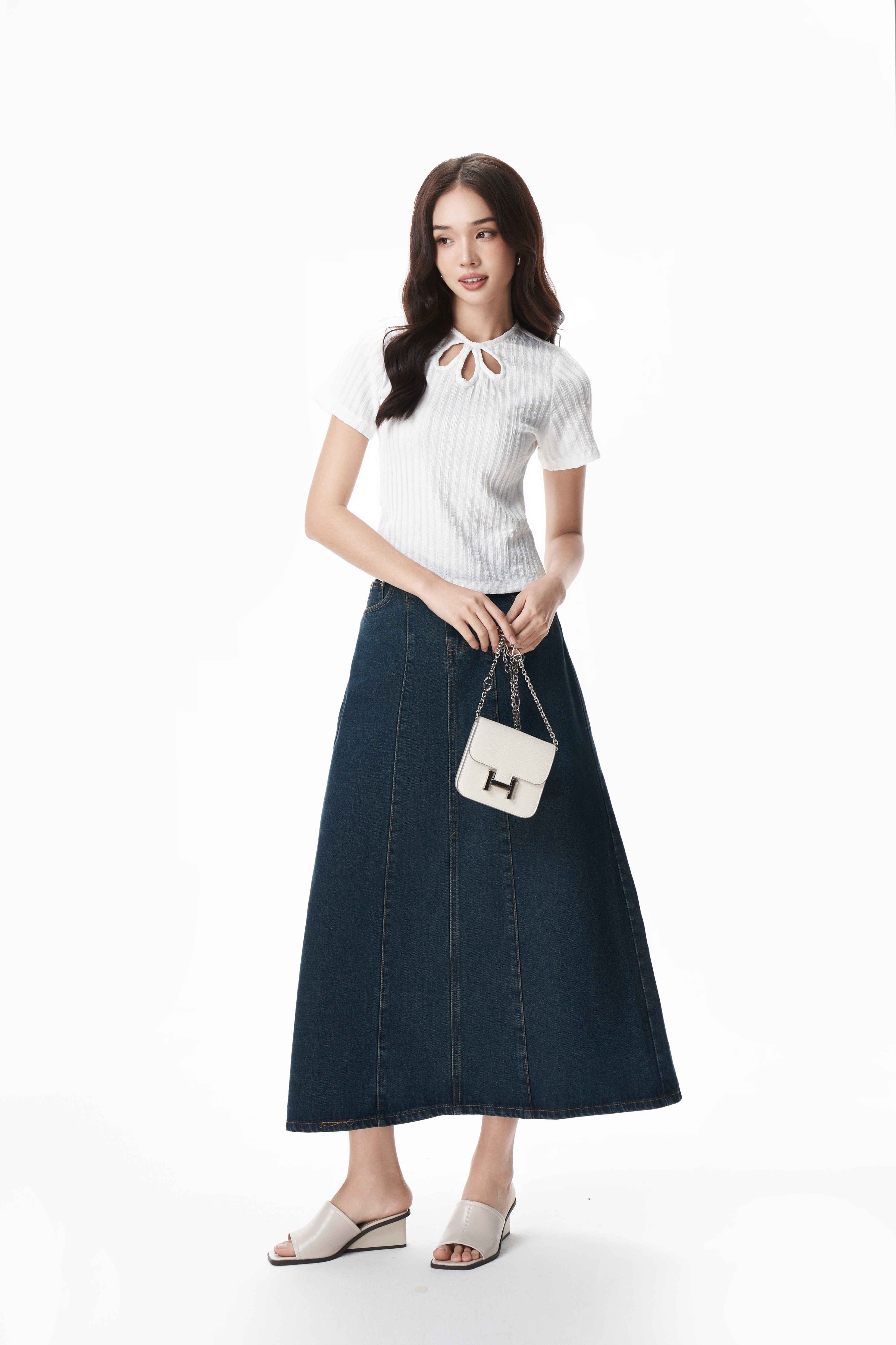 OLV - Chân váy Amiri Denim Skirt