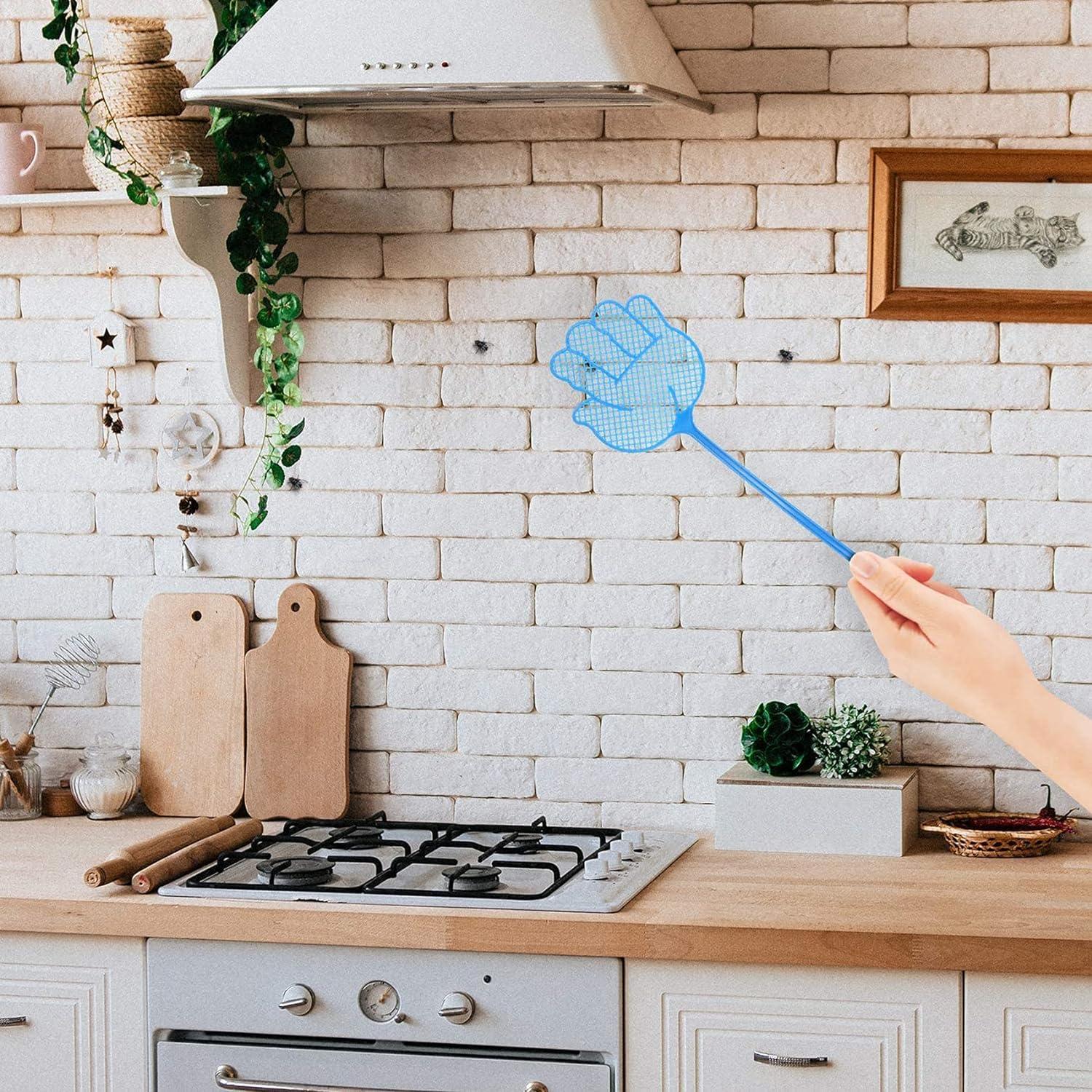 Vỉ đập ruồi 2 cái, vỉ đập dạng ống g có thể mở rộng bắt côn trùng bảo vệ ruồi, có tích hợp cạp muỗi chống côn trùng, ruồi