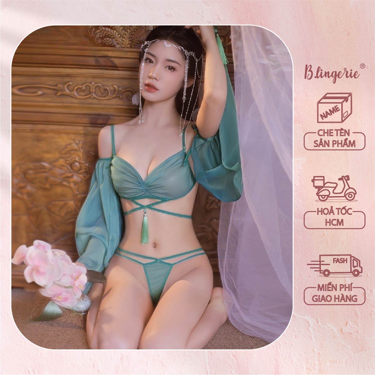 Bộ Cosplay 2 Mảnh Gợi Cảm (Không kèm phụ kiện tóc) - B.Lingerie