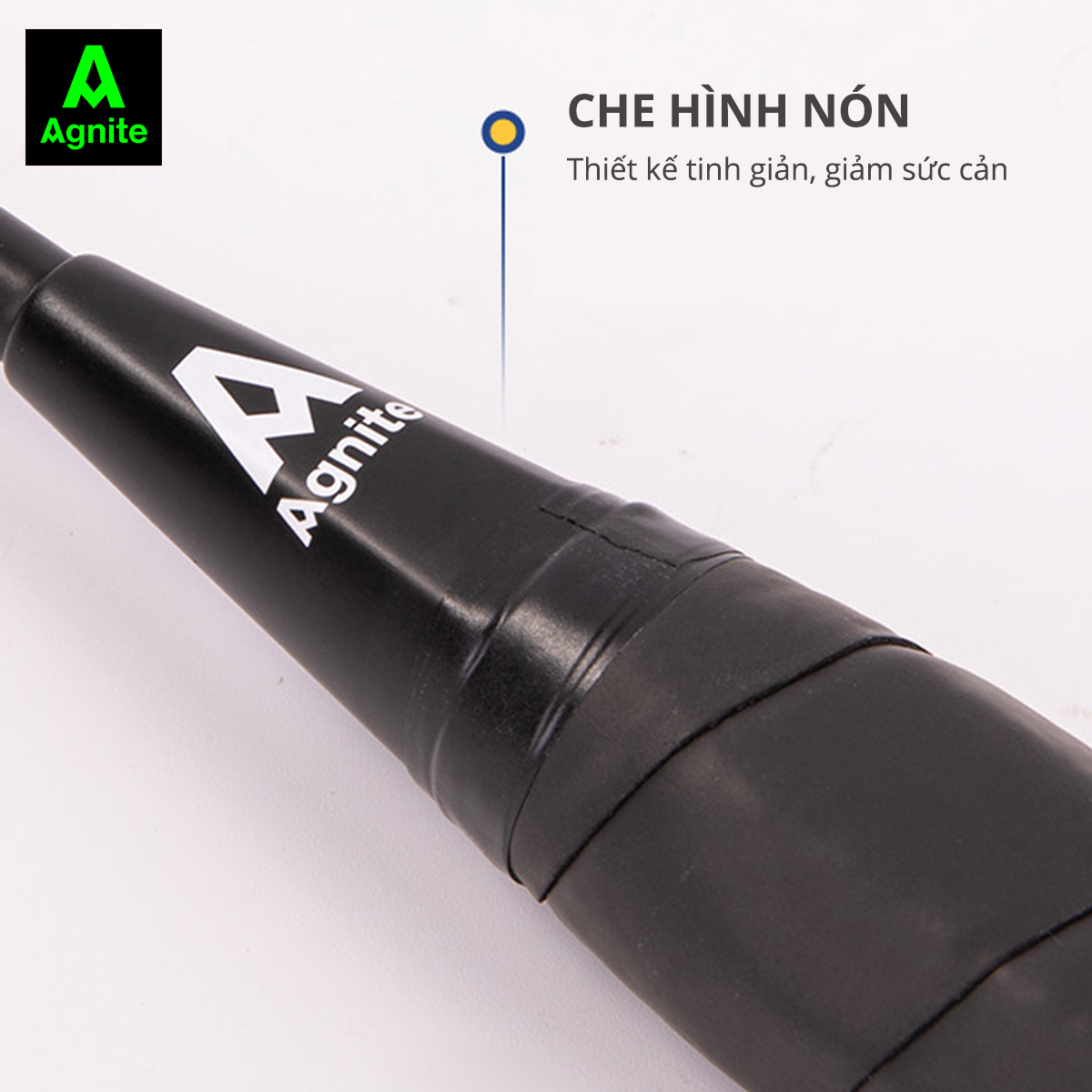 Vợt đơn 1 chiếc thiết kế mới, bền, đẹp, siêu nhẹ chính hãng Agnite tặng kèm túi đựng vợt - FH902