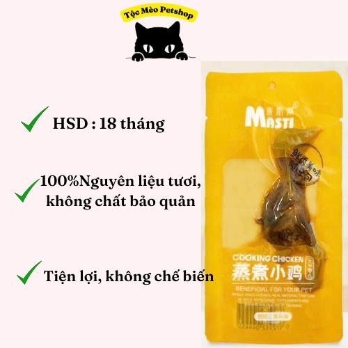 Chim cút sấy khô cho cún mèo Masti- 18g