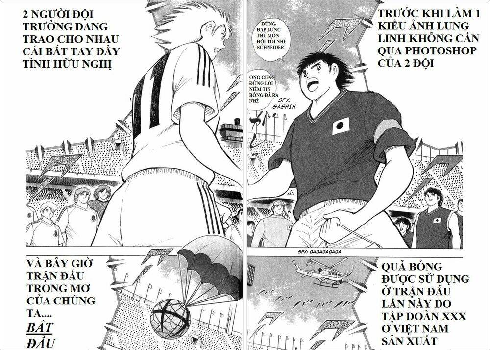 captain tsubasa: all stars games (25th anniversary) - trận đấu trong mơ chapter 1 24