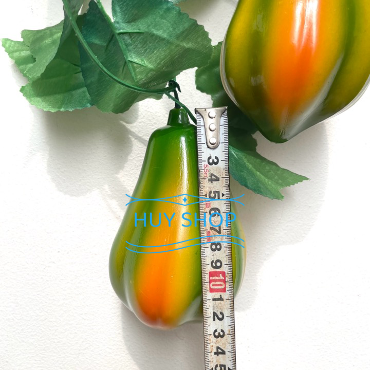 Dây Trái Đu đủ nhân tạo trang trí - Trái Cây giả