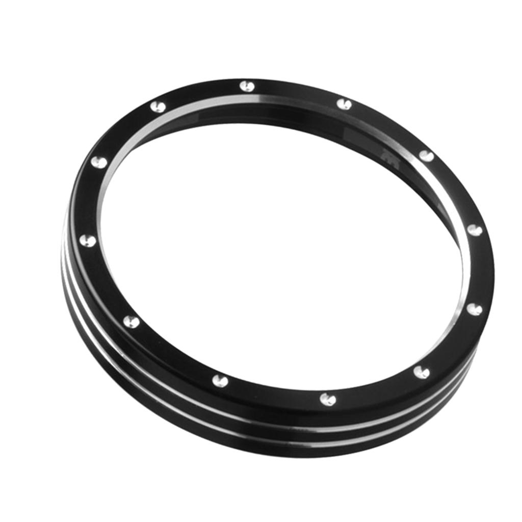Motorcycle Chrome Speedometer Trim Gauge Bezel Kit For Harley 883 1200 Black