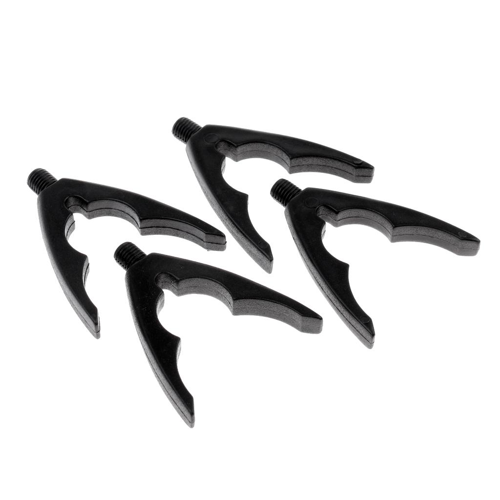 4pcs Fishing Rod Rest Butt Fishing Rod Gripper Fishing Rod Butt Grips 7.2cm