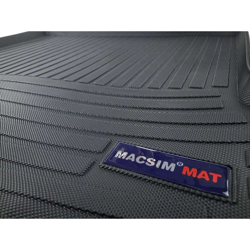 Thảm lót cốp xe ô tô BMW X6 2009-2017 nhãn hiệu Macsim chất liệu TPV cao cấp màu đen