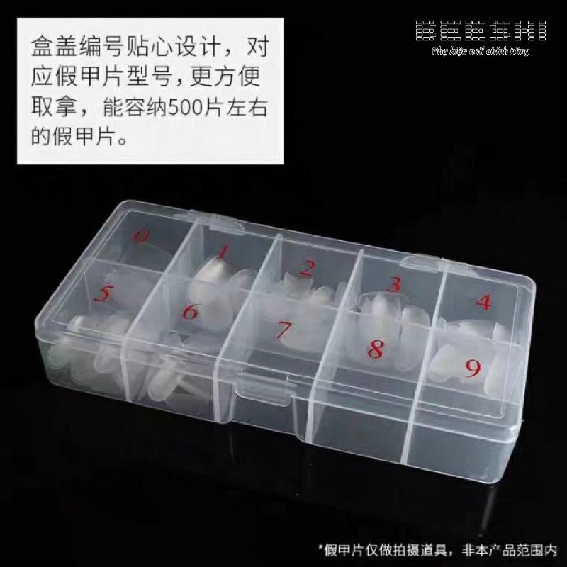 Hộp đựng móng 10 ô- beeshi shop nail