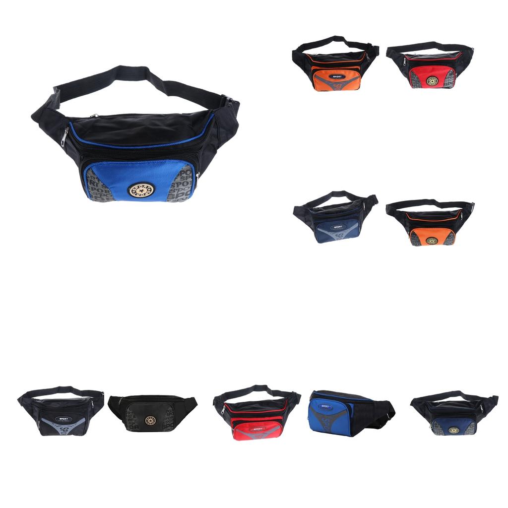 Outdoor Running Hiking Waist Bag Camping Unisex Sports Fitness Fanny Pack Color and Pattern Optional
