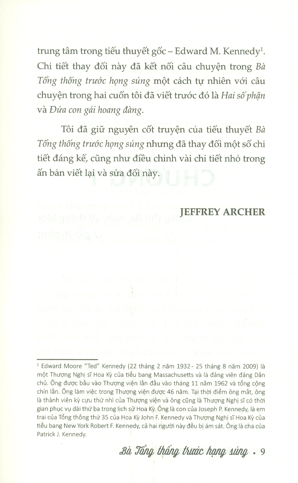 Bà Tổng Thống Trước Họng Súng - Hai Số Phận: Phần III (Bìa Cứng) -  Jeffrey Archer; Kiều Hoà dịch