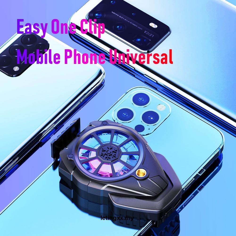 Mobile Quạt Tản Nhiệt 3 Tốc Độ Có Đèn Điều Chỉnh Được Cho Chơi Game Trên Điện Thoại