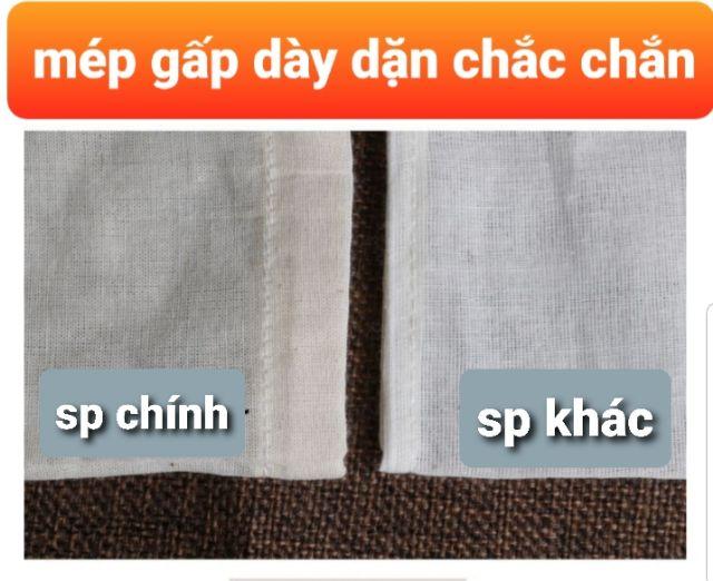 Túi Lọc Vải Bông Nấu Ăn, Túi Lọc Vải Dây Vải Rút 30x40cm(2 túi/sp)