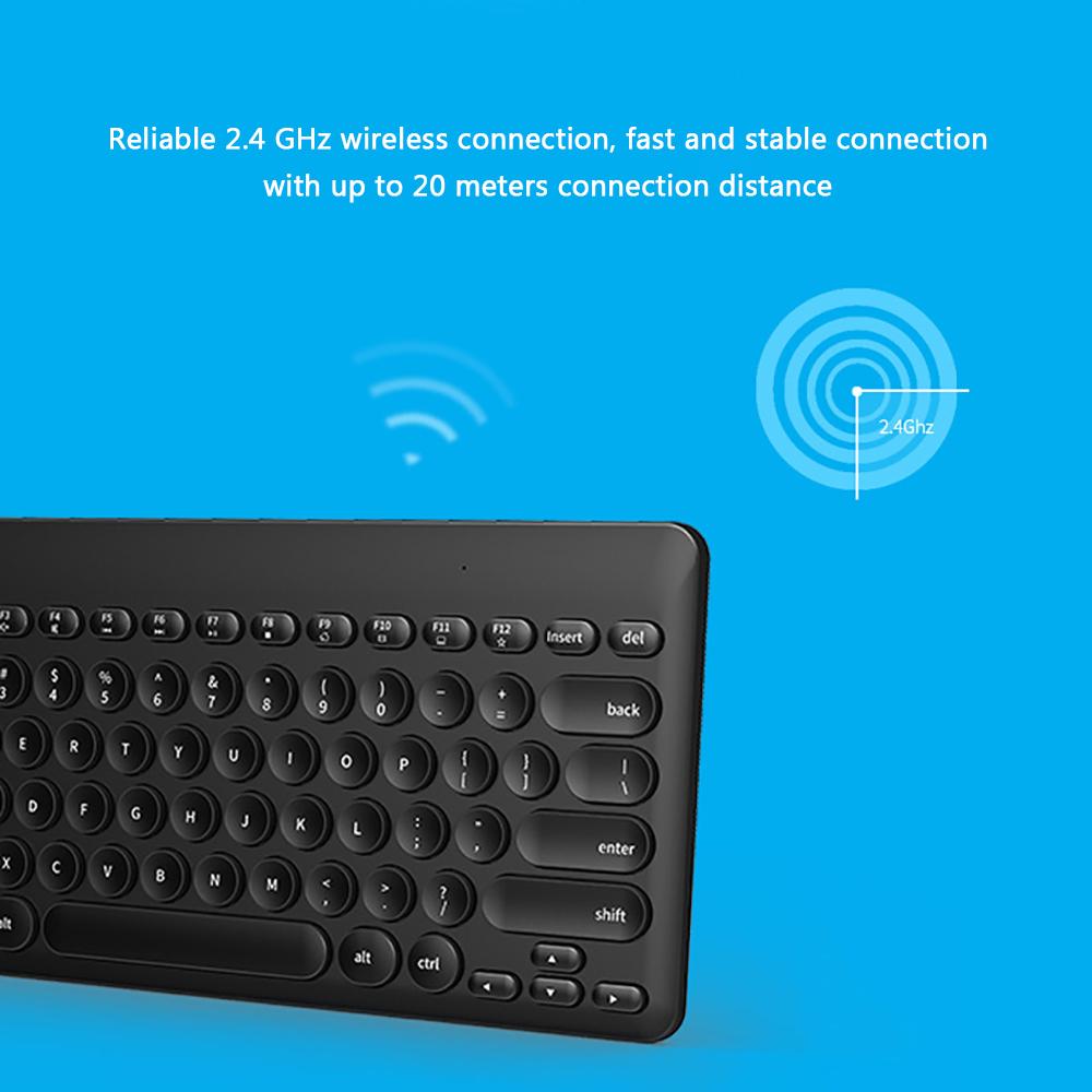 Bộ bàn phím chuột không dây FUDE IK6620 Ultra Slim 2.4G cho máy tính để bàn Laptop PC