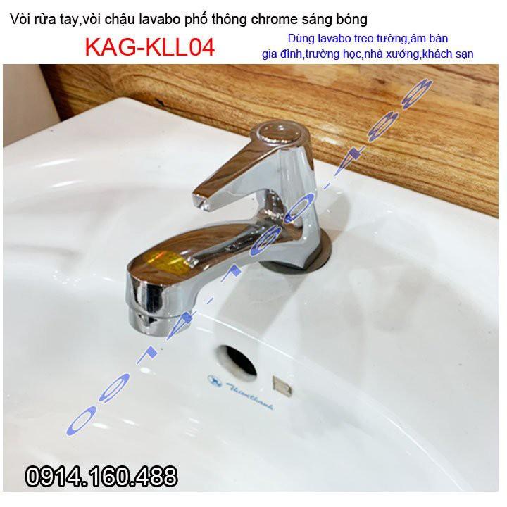 Vòi lavabo lạnh rửa mặt tay vuông gạt chome bóng nước mạnh sử dụng tốt siêu bền