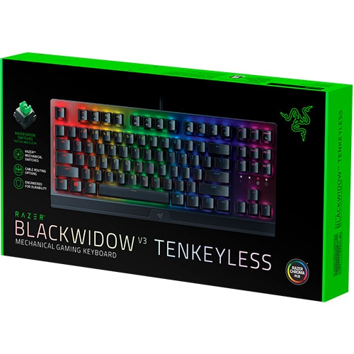 Bàn phím cơ có dây Gaming Razer BlackWidow V3 Tenkeyless - Hàng chính hãng