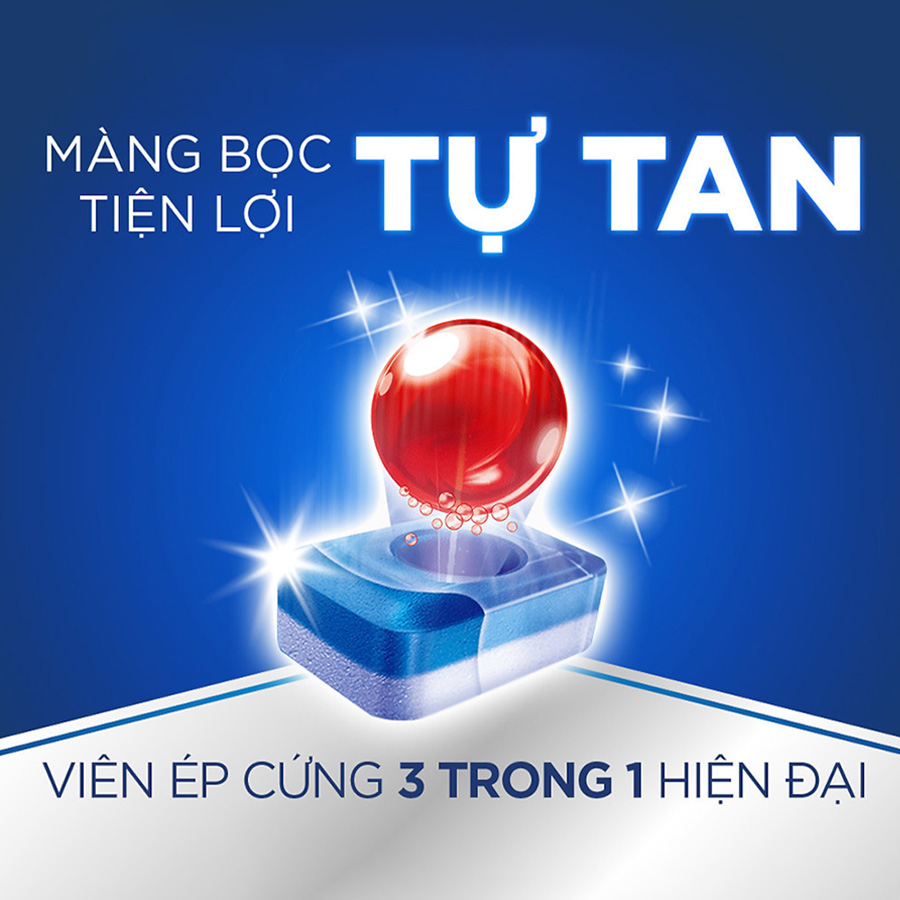 Combo Viên rửa bát Finish All in one 94 viên + Muối Finish 1,2kg + Nước làm bóng Finish 800ml