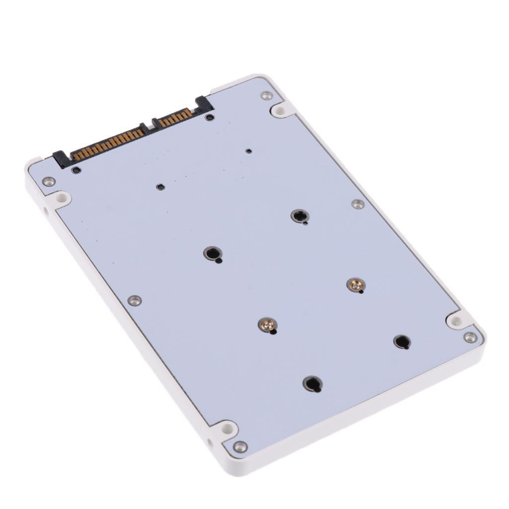 MSATA SSD to 2.5inch 3.0 HDD Enclosure Adapter Card White