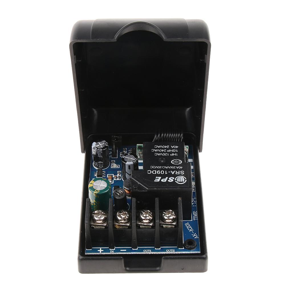 12-48V 40A Learning Remote Control Switch Unit With Controller 315Mhz 4000 Meters super remote distance support