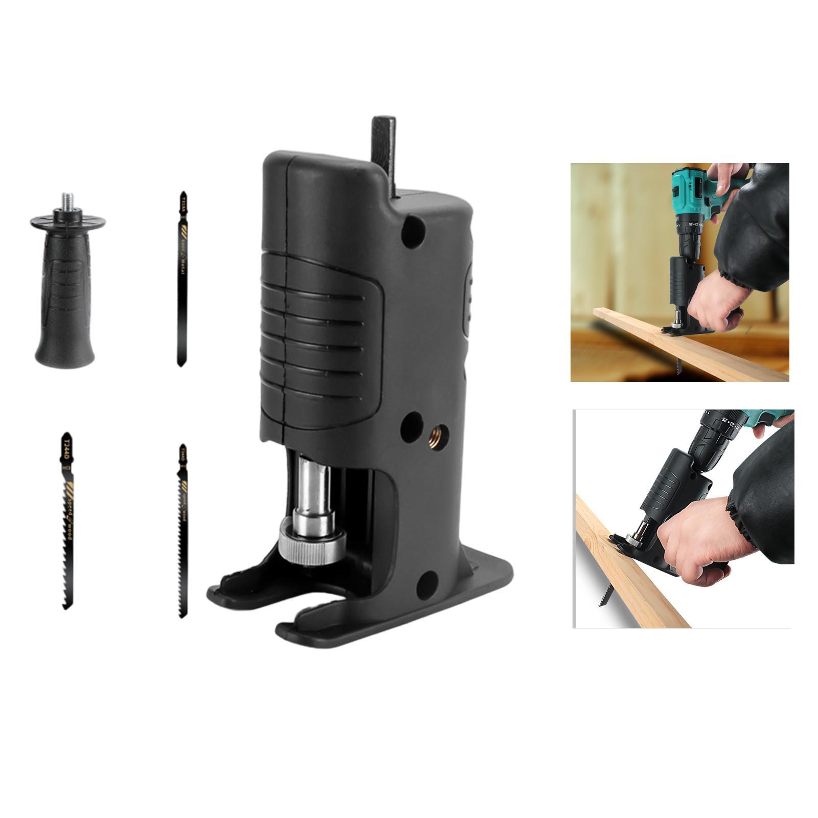 Electric Drill Modified to Electric Saws Accessory Conversion for Cutting