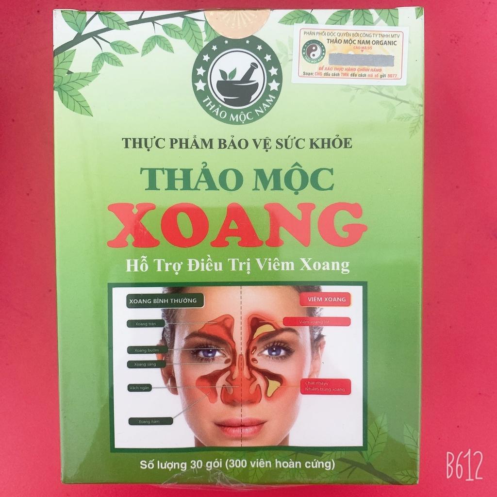 XOANG Thảo Mộc Nam.Hàng chính hãng chuyên hỗ trợ các loại viêm xoang và viêm mũi dị ứng.Hộp 30 gói.