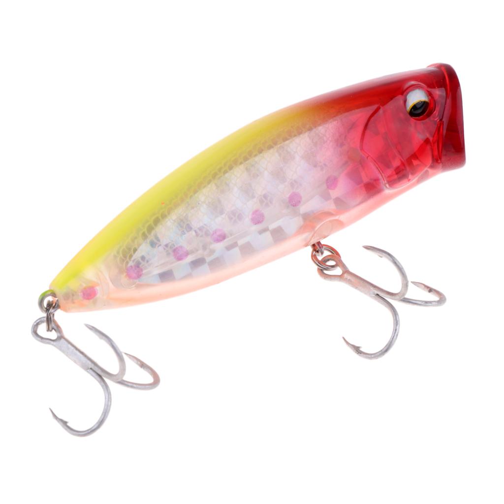 Lifelike Fishing Lure Topwater Floating Hard Bait Balance with Treble Hook