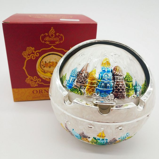 Gạt tàn hợp kim tròn 7607C
