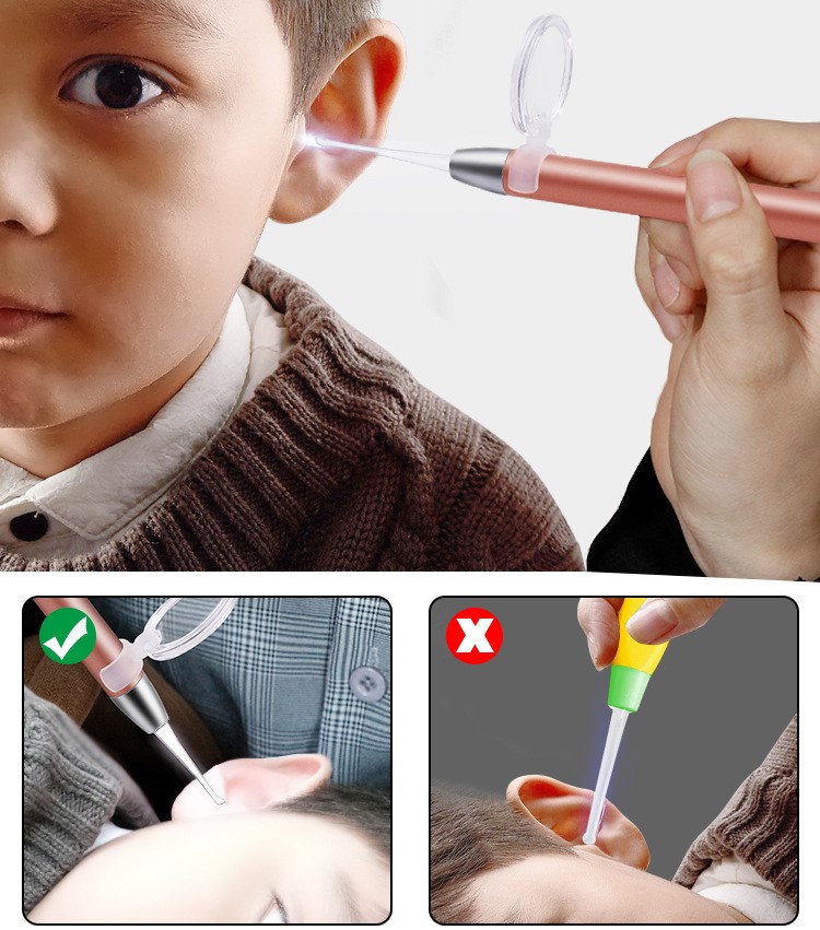 Dụng Cụ Lấy Ráy Tai,Bộ Ngoáy Tai Có Đèn Cho Bé Bộ Dụng Cụ Lấy Ráy Tai Chuyên Nghiệp