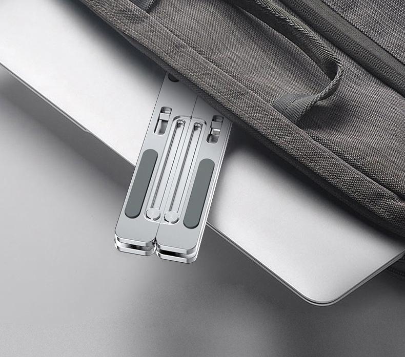 Giá đỡ hợp kim nhôm có thể gập lại cho máy tính bảng/iPad/máy tính xách tay