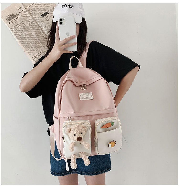 BALO ULZZANG ĐI HỌC UNISEX CÁ TÍNH CẶP NỮ NAM THỜI TRANG TEEN DỄ THƯƠNG 5614