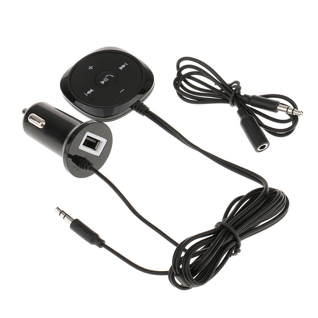 BC20 Bluetooth Handsfree Car Kit Supports 3.5mm AUX 5V/2.1A Device Charging